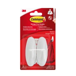 2 crochets plastique+languettes