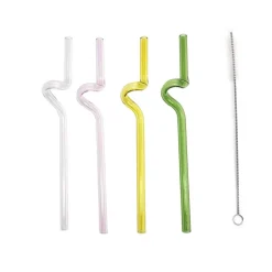 4 pailles torsadees + goupillon