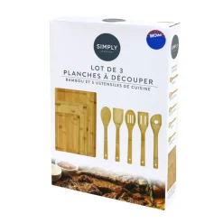 5 ustensiles 3 planches