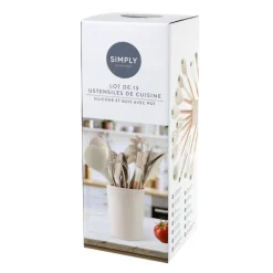 13 ustensiles de cuisine avc pot