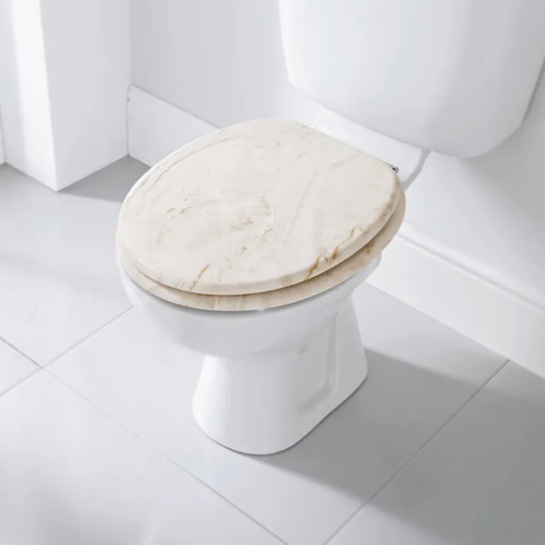 Abattant wc marbre brun