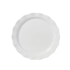 Assiette dessert blanche