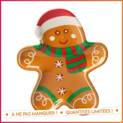 Assiette melamine 205x164x23mm