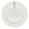 Assiette plate bord strie d27cm