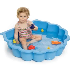 Bac a sable bleu 117l