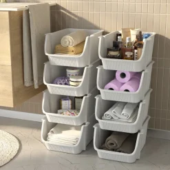 Bac de rangement fly tower gris