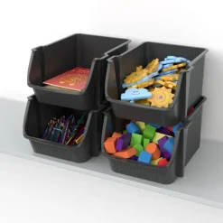 Bac de rangement fly tower gris