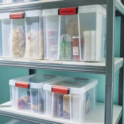 Bac 45l clip'n store transparent