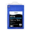 Bache de couverture 3m x 5m