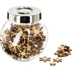 Bocal deco etoile bois