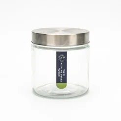 Bocal verre couvercle inox 750ml