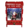 Boite aux lettres avec pere noel