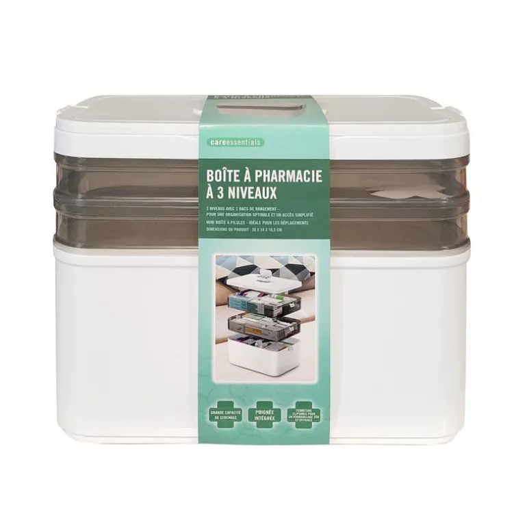 Boite pharmacie a etages