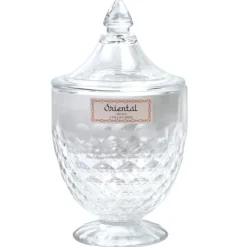 Bonbonniere en verre d10x20cm