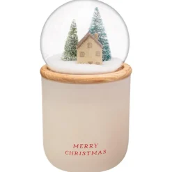 Bougie boule a neige