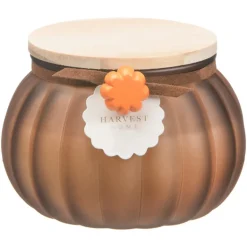 Bougie citrouille avec couvercle