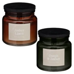 Bougie couvercle en bois