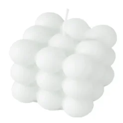 Bougie cube boules