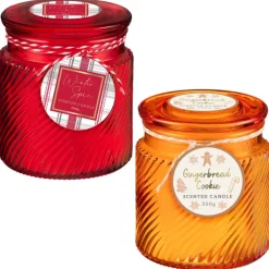 Bougie de noel pain d'epice