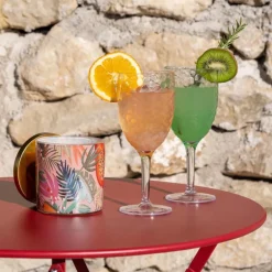 Bougie decorative metallique