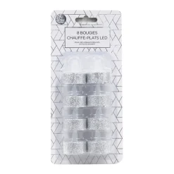 Bougies chauffe plats led x8 arg