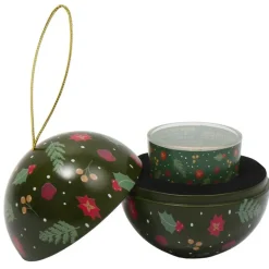 Boule de noel avec bougie parfum