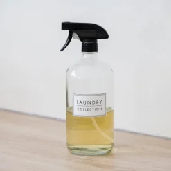 Bouteille avec spray en verre 1l