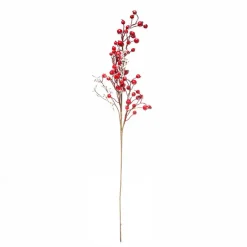 Branche baies rouge 73cm