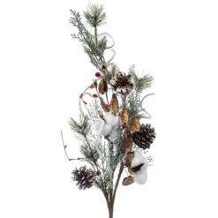 Branche coton baies h78cm