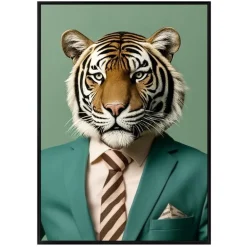 Cadre image tigre 50x70cm