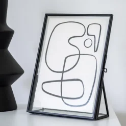 Cadre photo metal & verre