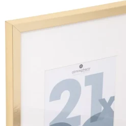 Cadre photo or manu 21x30
