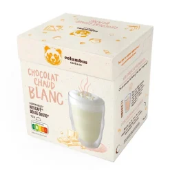 Cafe caps x12 chocolat blanc