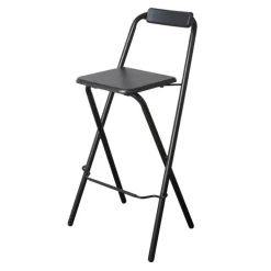 Chaise haute pliante noir
