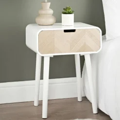 Chevet chevrons blanc