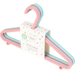 Cintres enfant x10 rose/lilas