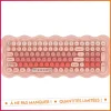 Clavier vague rose clair
