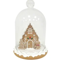 Cloche avec maison pain d'epices