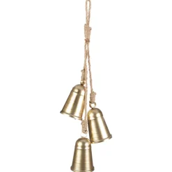 Cloches dorees a suspendre 46cm