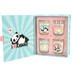 Coffret 4 bougies kawaii