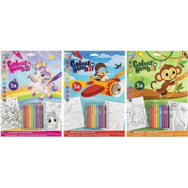 Colorie avec les chiffres