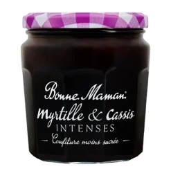 Confiture myrtilles cassis