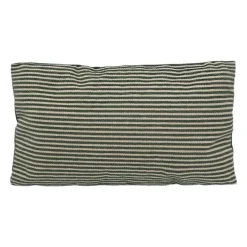 Coussin chenille 30x50cm vert
