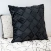 Coussin damier velours 48x48cm n