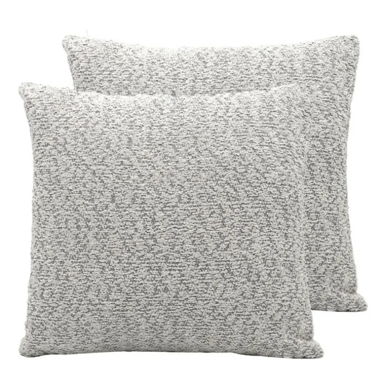 Coussin darci 40x40cm gris clair