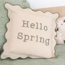 Coussin hello spring 40x40cm