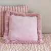 Coussin luella 40x40cm blush
