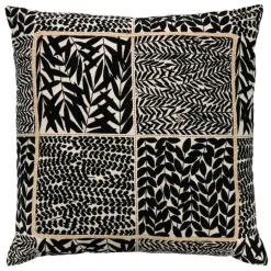 Coussin mia 60x60cm noir