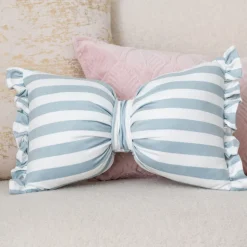 Coussin nAud papillon gris 25x35