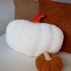 Coussin plat citrouille 45x40cm